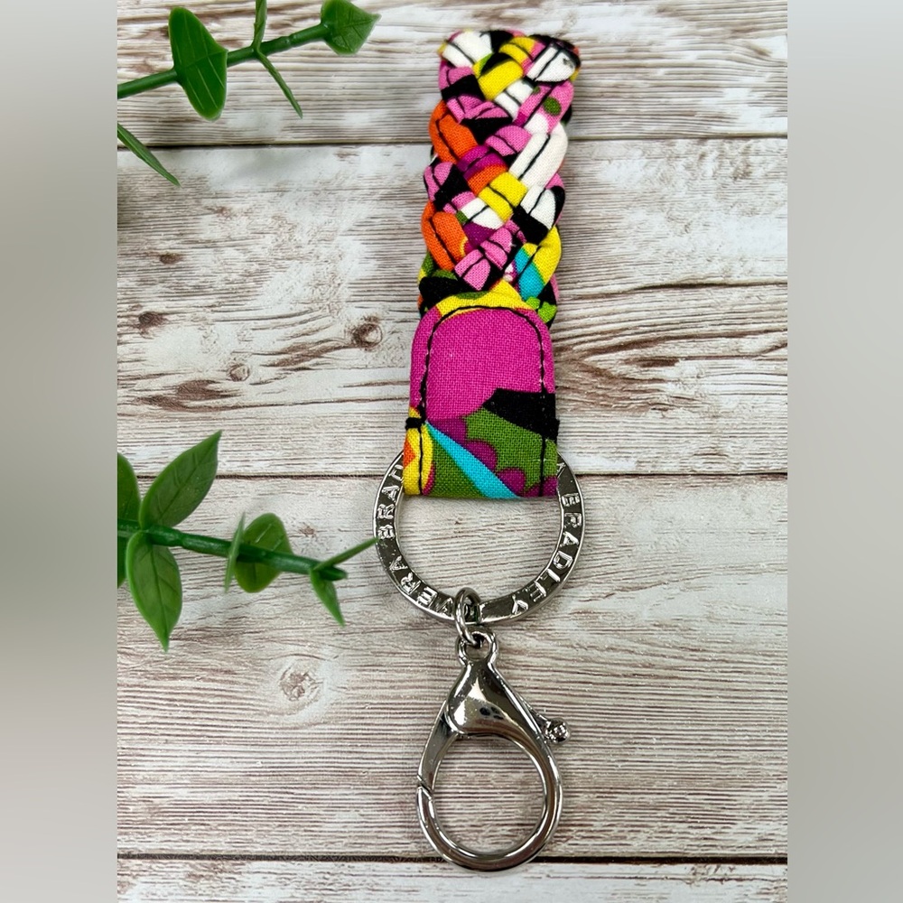 Vera Bradley Braided Key Ring NWOT